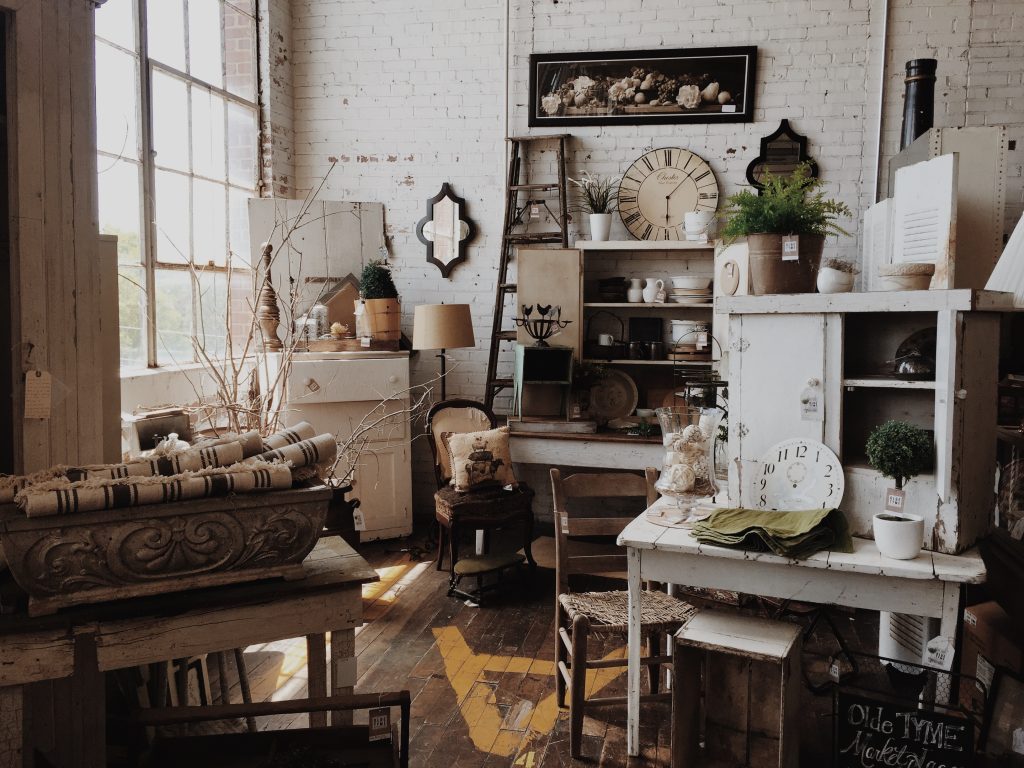 Quaint vintage interior